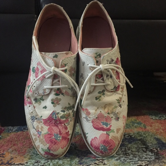 cole haan floral oxford